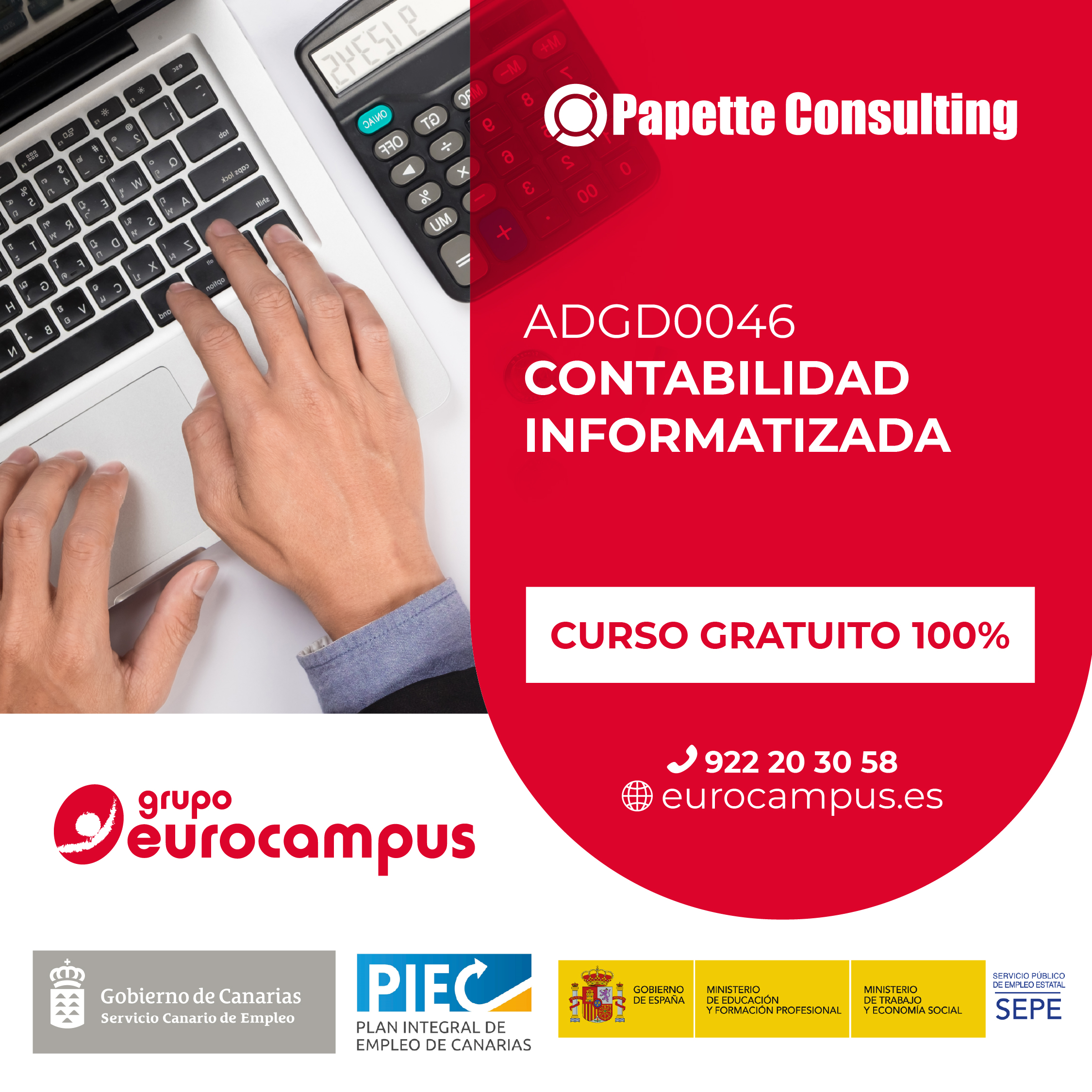 CONTABILIDAD INFORMATIZADA papette rojo