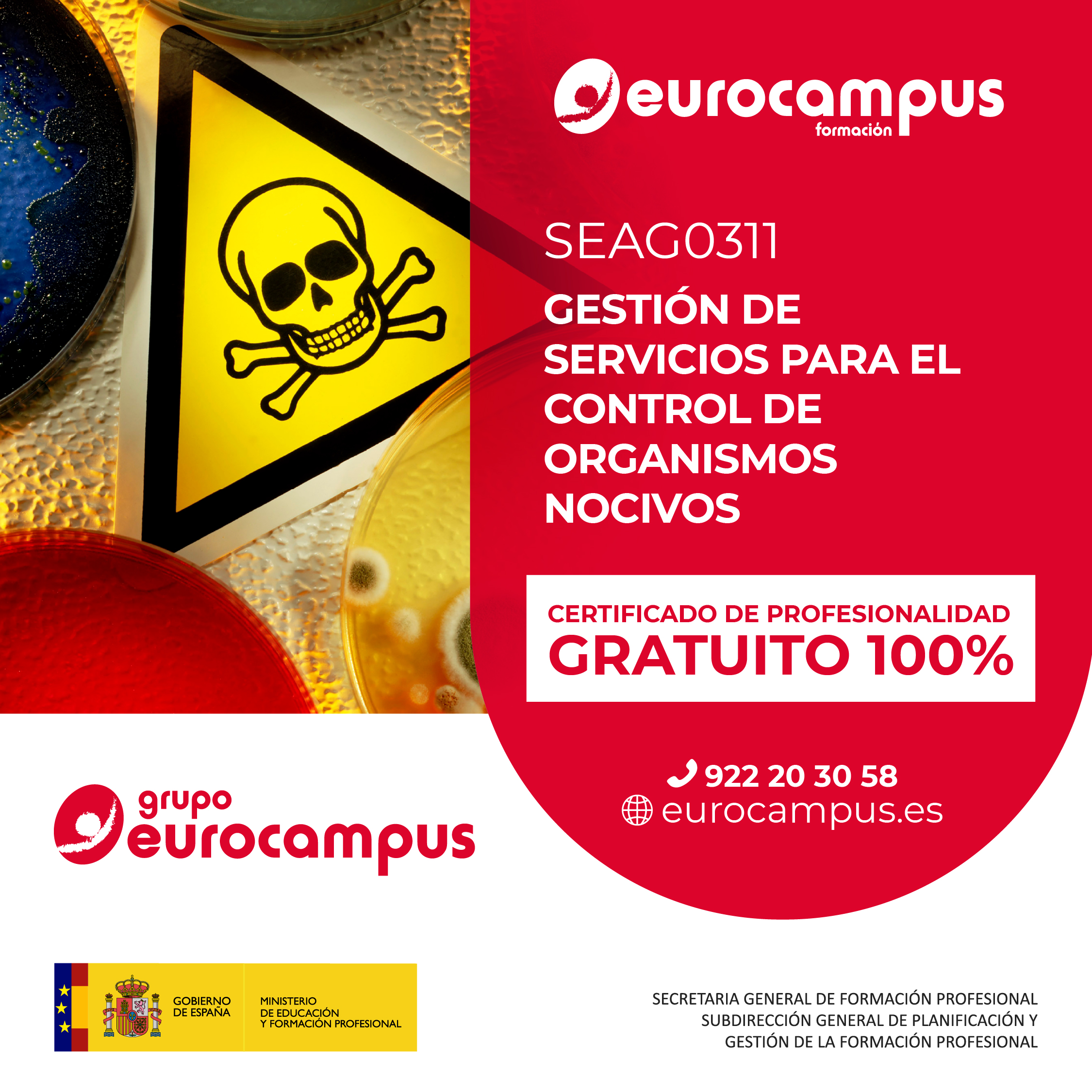 GESTION DE SERVICIOS PARA EL CONTROL DE ORGANISMOS NOCIVOS - OCUPADOS - EUROCAMPUS