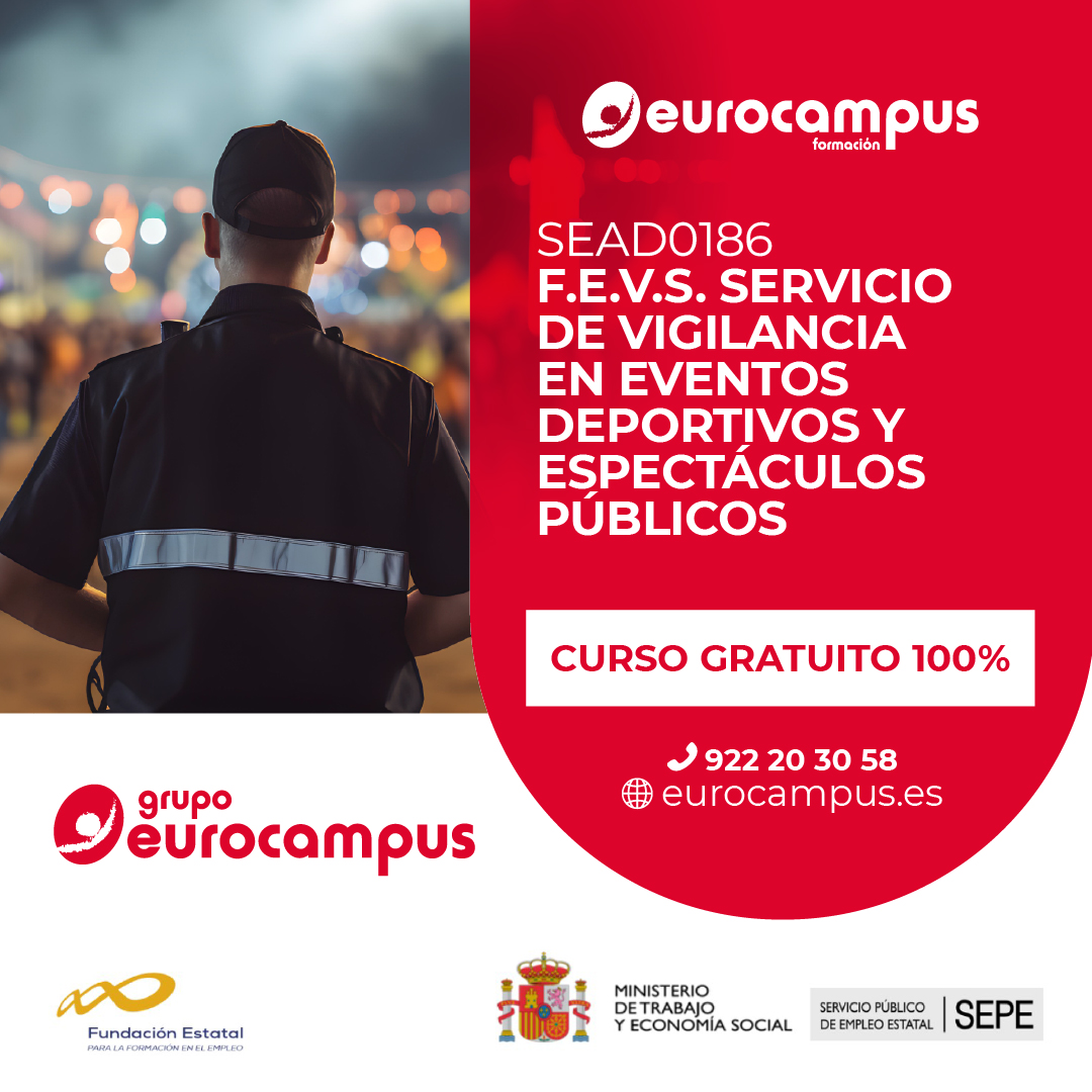 Servicio de vigilancia en eventos deportivos y espectáculos públicos